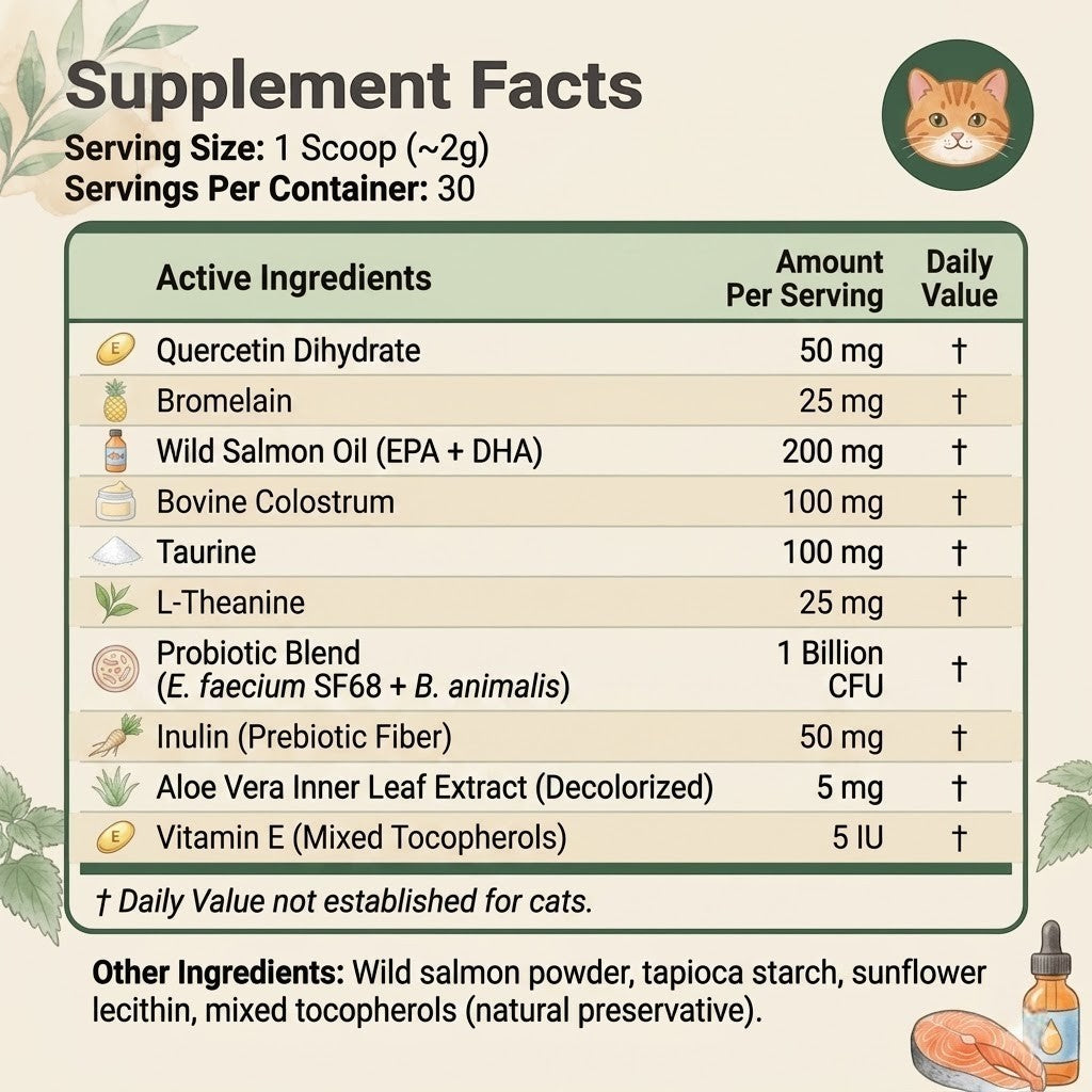 Vet formulated Allergy & Itch Relief Probiotic Powder